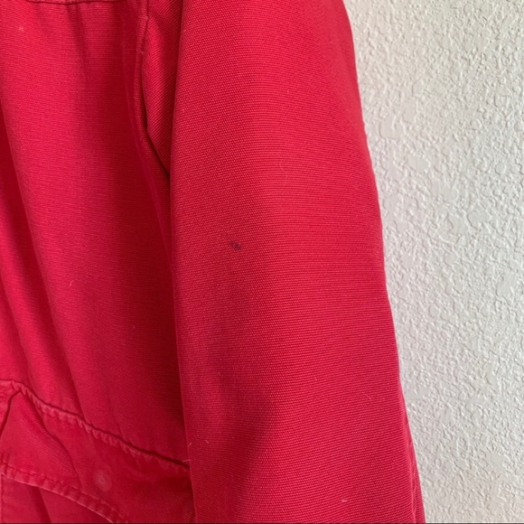 Eddie Bauer Goose Down Leather Collar Coat Small Petite - Picture 7 of 10